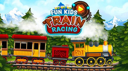 Fun kids train racing games icône