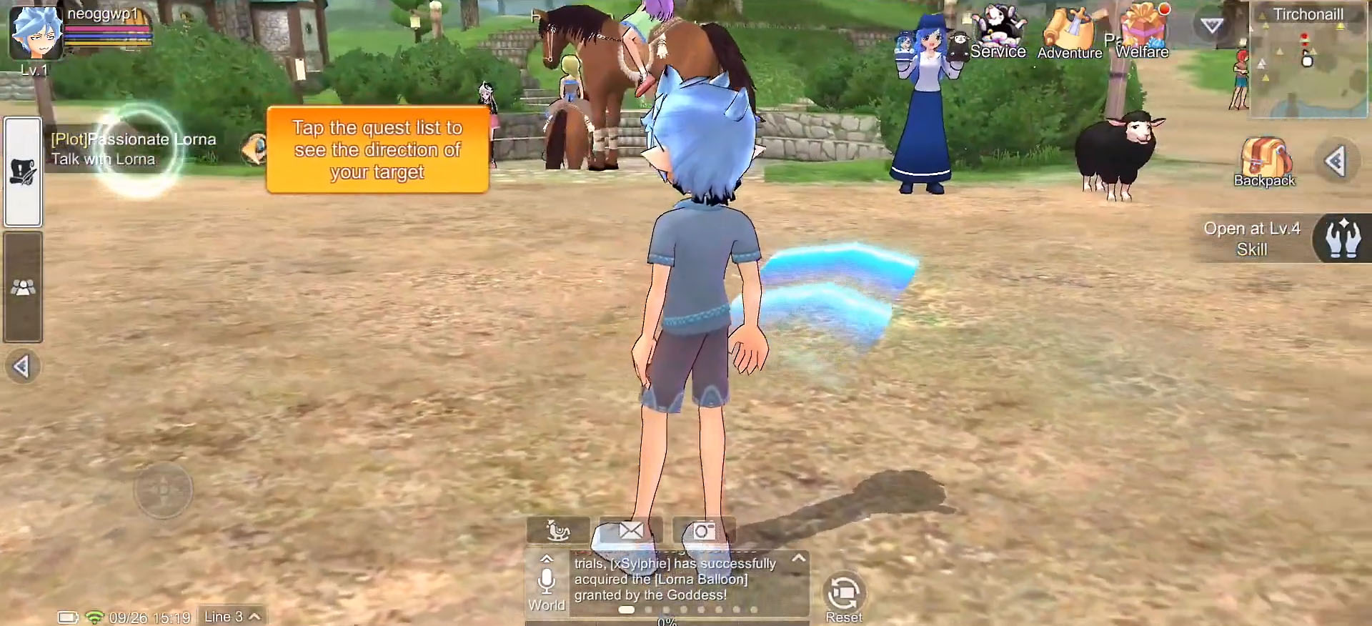 Mabinogi-Fantasy Life captura de pantalla 1