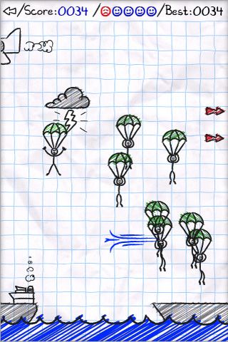 Fallschirmspringer in Panik Bild 1