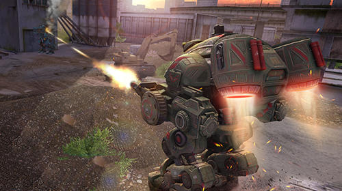 Robot warfare: Battle mechs captura de pantalla 1