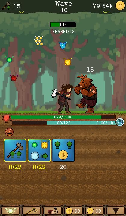 Lumberjack Attack! - Idle Game für Android