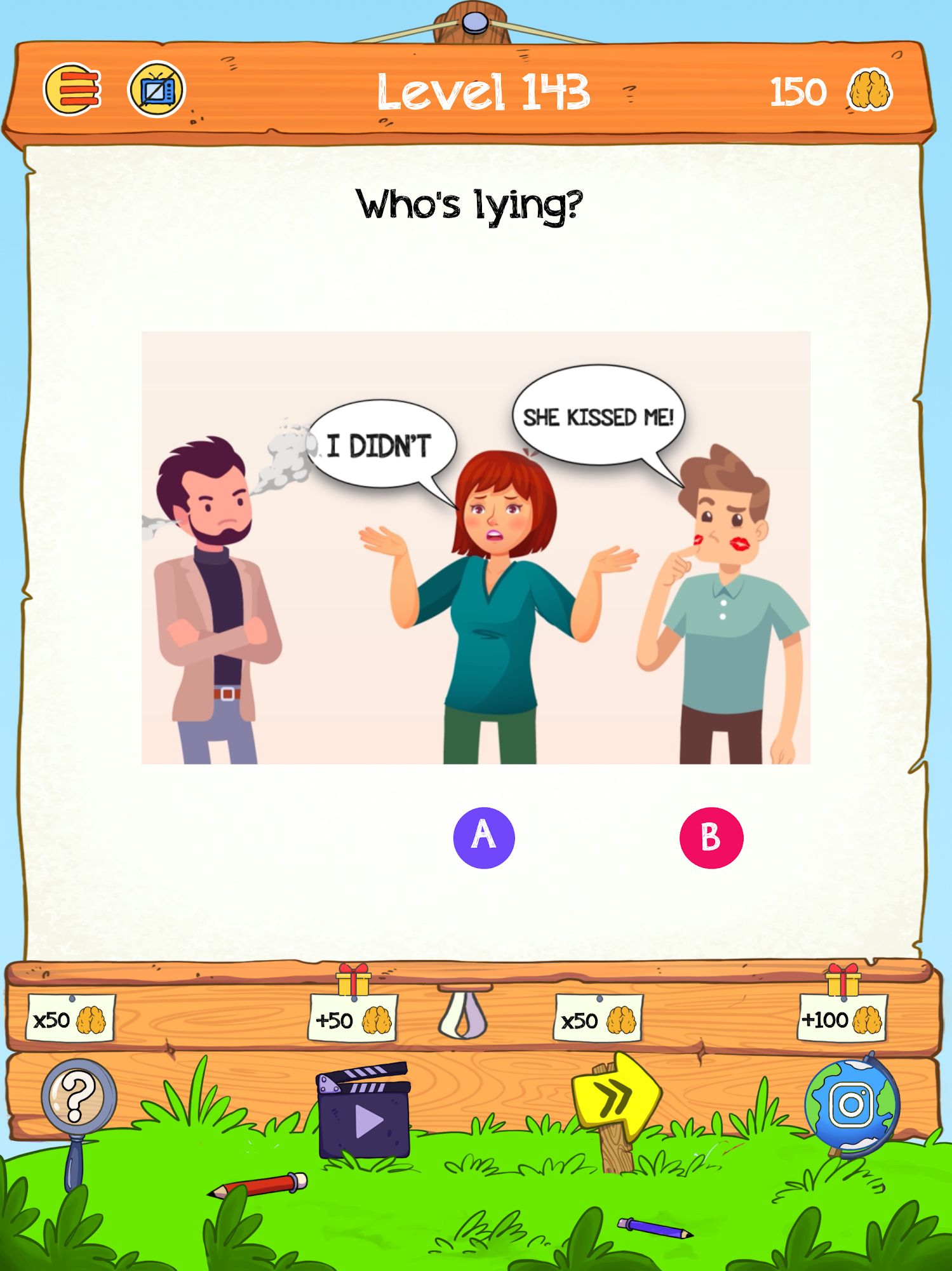 Braindom 2: Who is Lying? Fun Brain Teaser Riddles для Android
