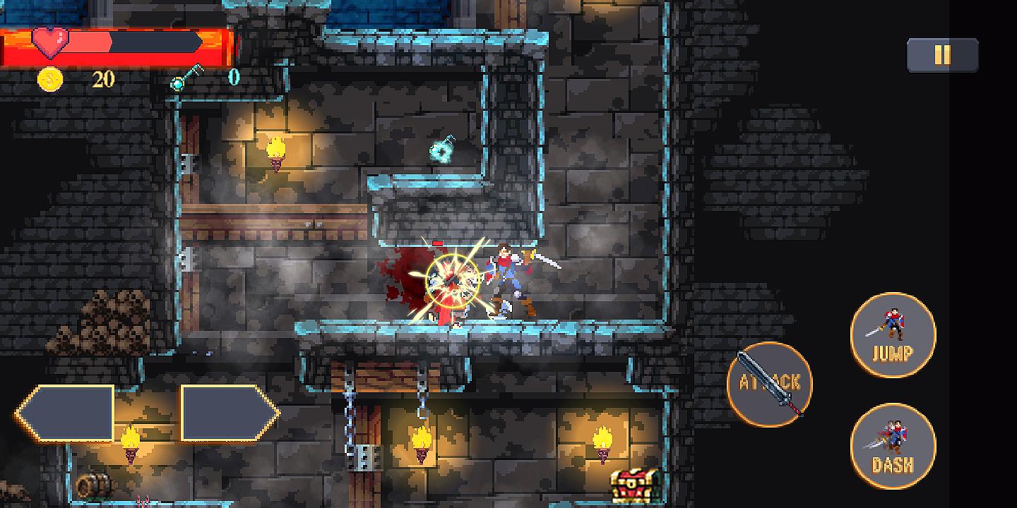 Castle of Varuc: Action Platformer 2D captura de pantalla 1