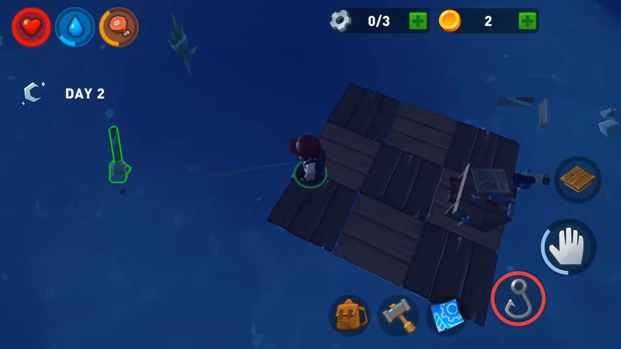 Epic Raft: Fighting Zombie Shark Survival capture d'écran 1