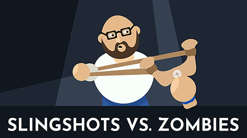 Slingshots vs. zombies скриншот 1