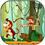Jungle monkey run Symbol