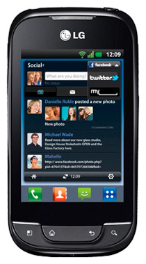 LG Optimus Net applications