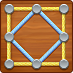 Line puzzle: String art Symbol