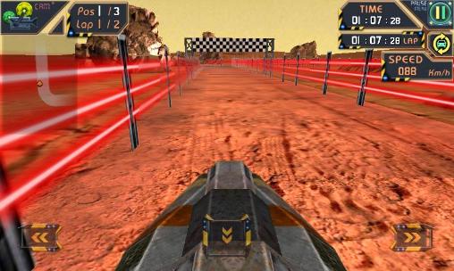 Alien cars: 3D future racing captura de pantalla 1