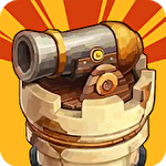 Defend the tower: Castle defence element icon