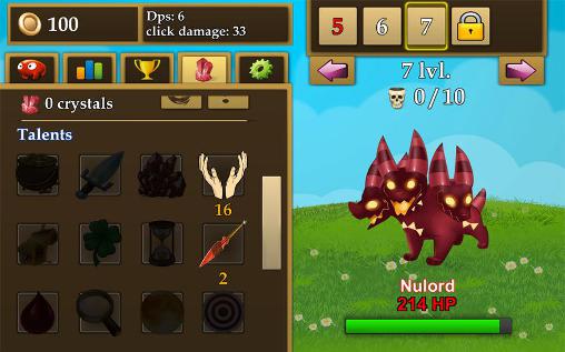 Fantasy clicker for Android