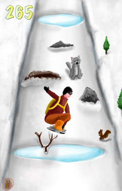El snowboarding extremo - Versión completa para iPhone gratis