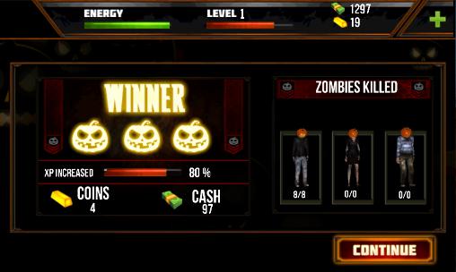 Zombies Halloween warfare 3D скриншот 1