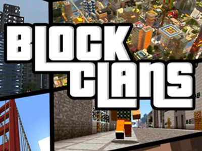 logo Block Clans - Pixel World Gun