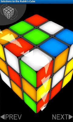 Solutions to the Rubik's Cube pour Android