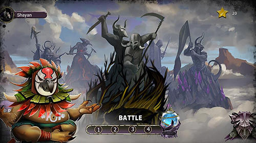 Spirit wars: Online turn-based RPG captura de tela 1