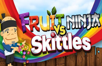 logo Fruit Ninja vs Skittles
