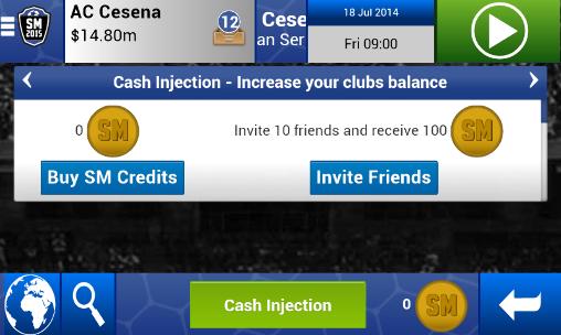 Soccer manager 2015 para Android