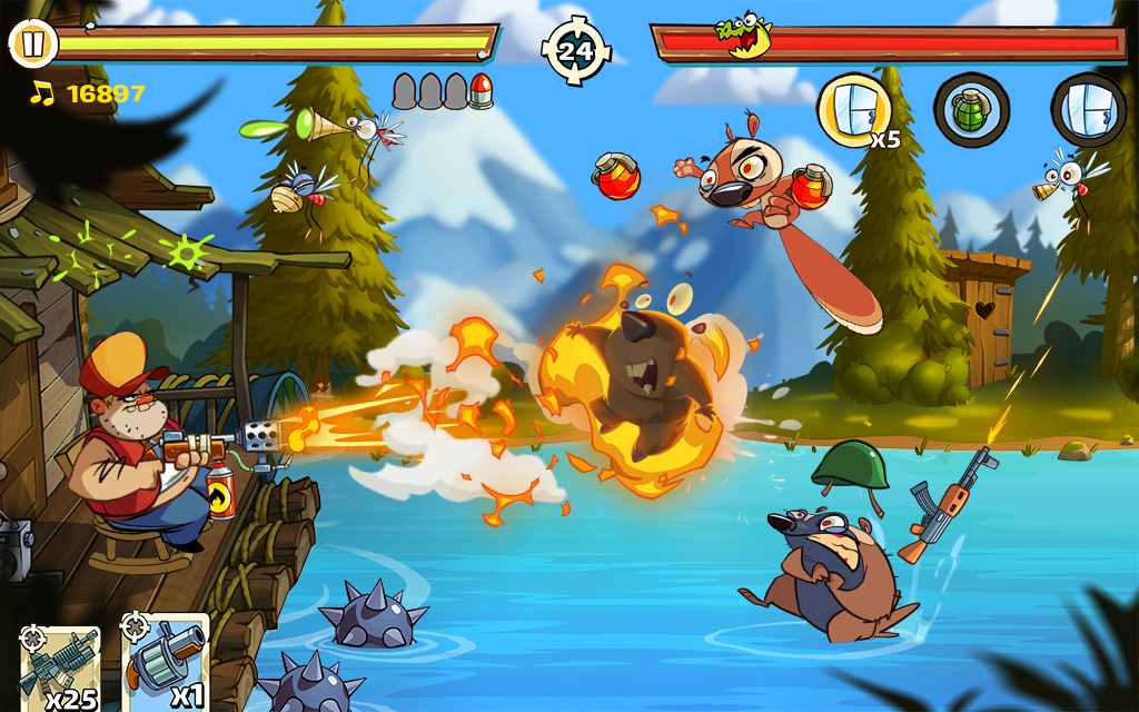 Swamp Attack 2 for ios instal