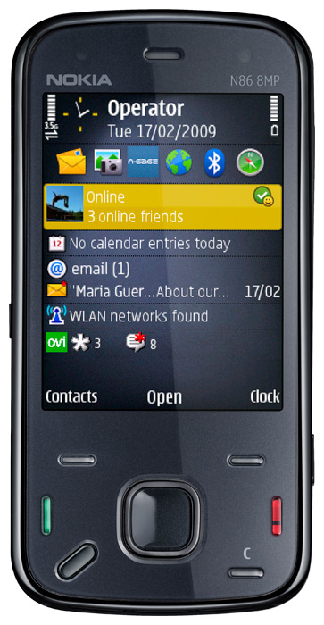 Laden Sie Standardklingeltöne für Nokia N86 8MP herunter