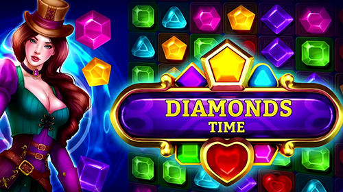 Diamonds time: Mystery story match 3 game captura de pantalla 1