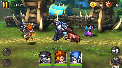 Heroes and titans: Battle arena für Android