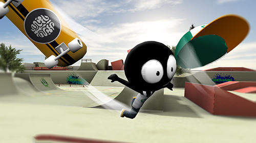 Stickman skate battle скриншот 1