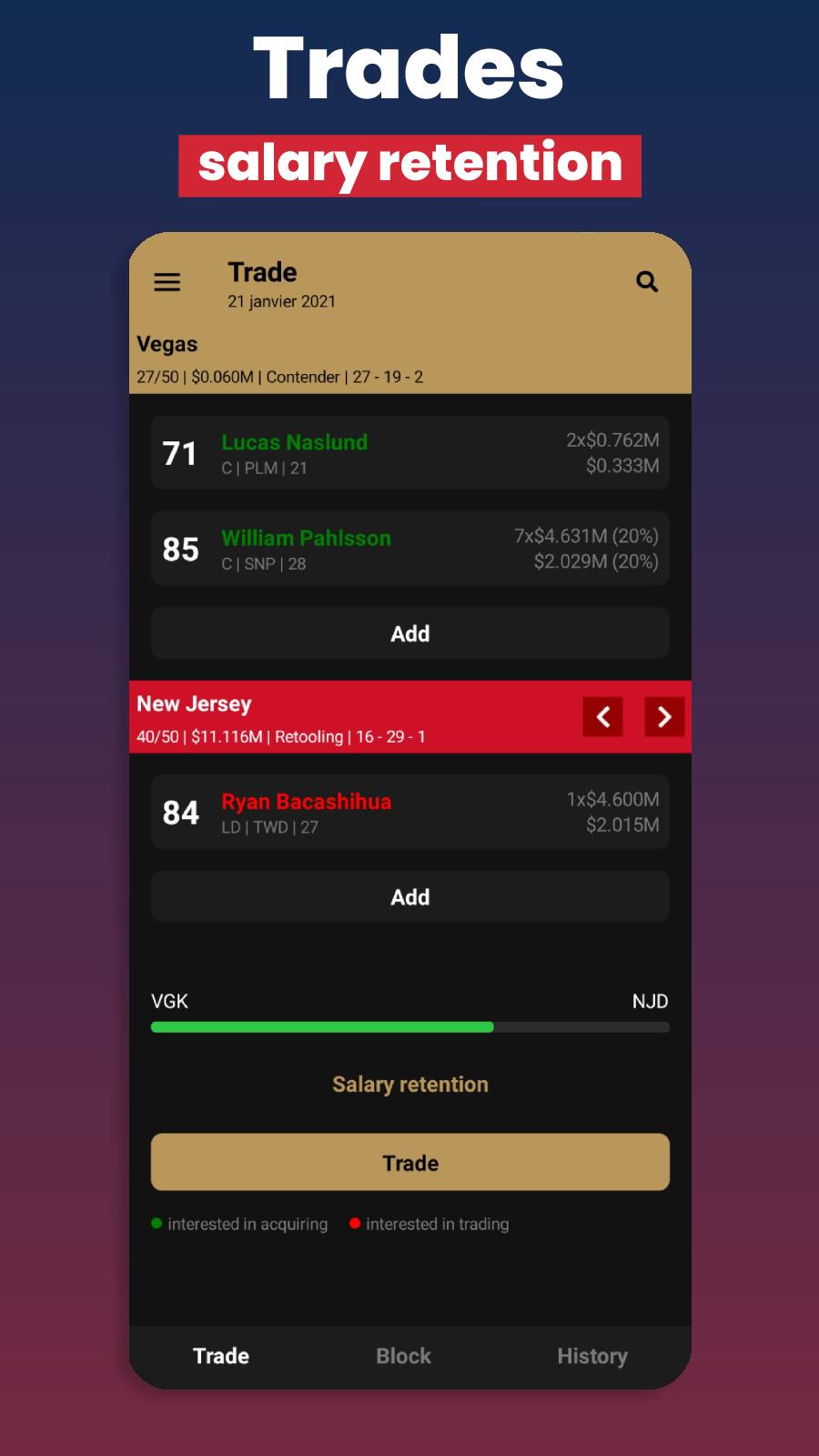 Hockey Legacy Manager 22 - Be a General Manager for Android