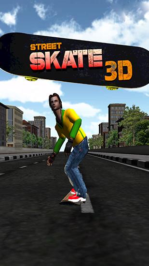 Street skate 3D Symbol