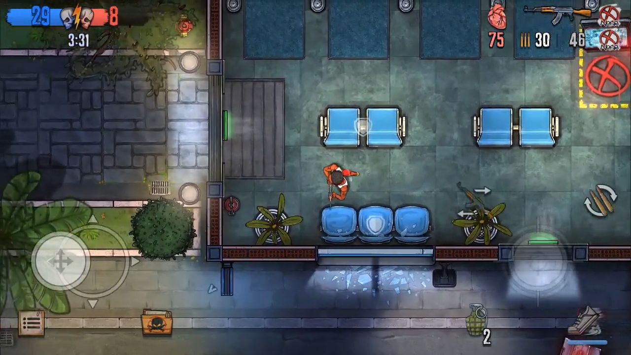 Urban Crooks - Top-Down Shooter Multiplayer Game スクリーンショット1