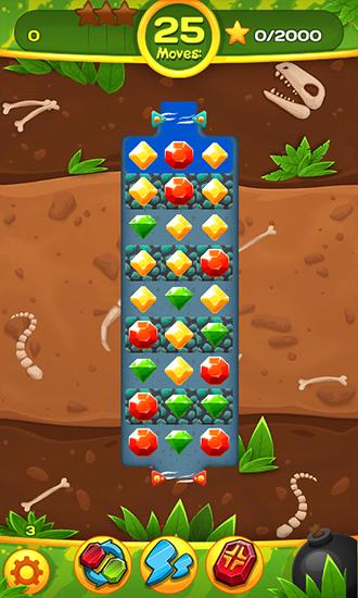 Jurassic dino digger: Dash screenshot 1