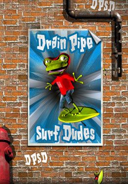 Drain Pipe Surf Dudes for iPhone