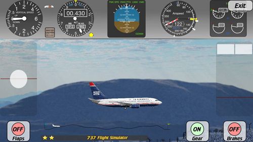 Simulador de voo do 737 para iPhone grátis