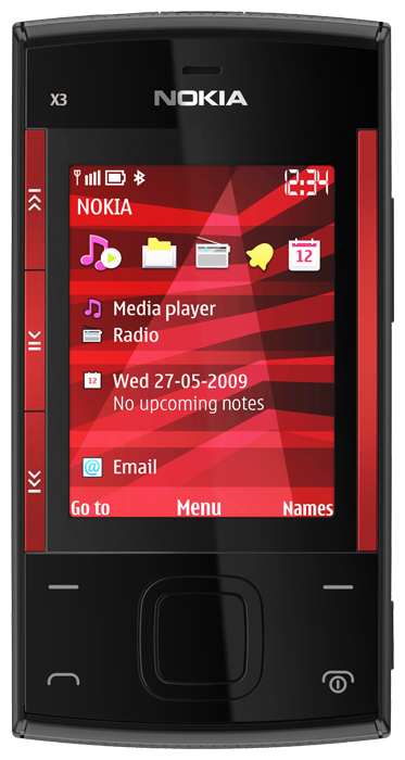 Baixe toques para Nokia X3