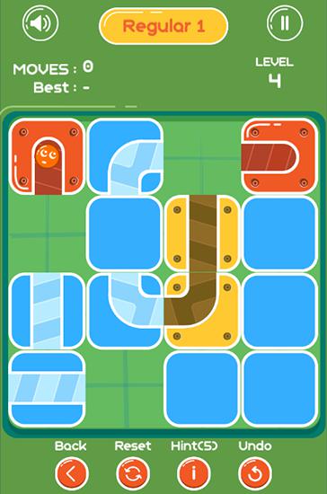 Unblock ball: Slide puzzle screenshot 1