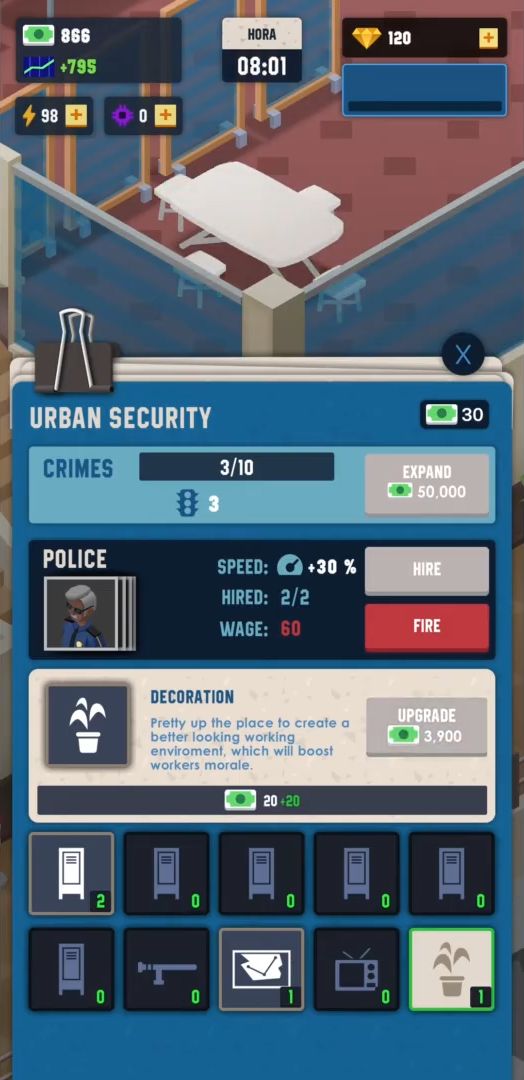 Idle Police Tycoon - Cops Game screenshot 1