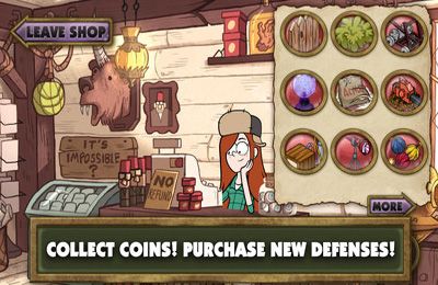 Gravity Falls Mystery Shack Attack for iPhone for free