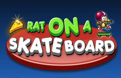 logo Ratte auf Skateboard