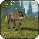 Wild wolf simulator 3D icône
