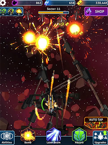 Idle space: Endless clicker для Android