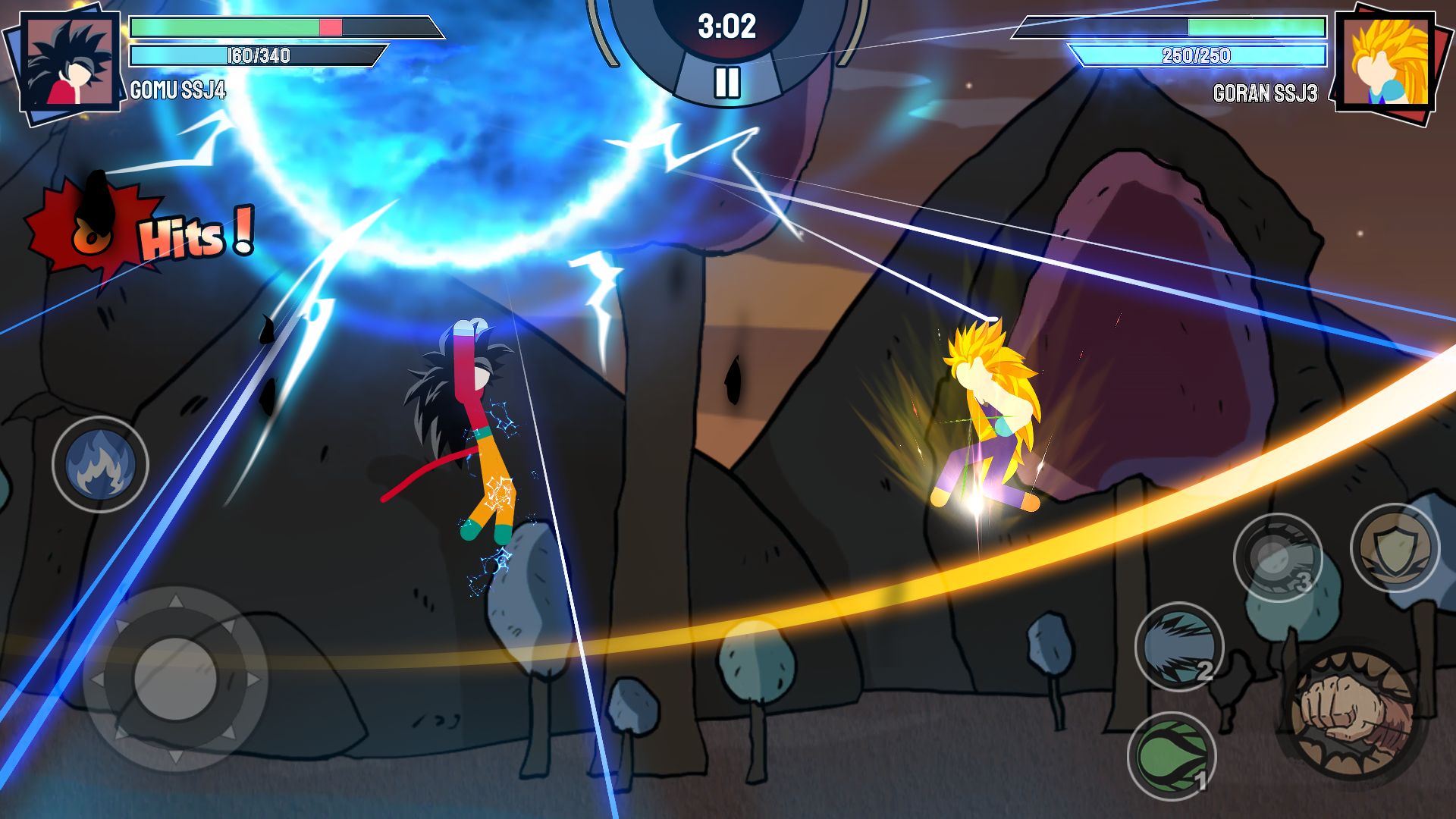 Stickman Warriors - Super Dragon Shadow Fight для Android