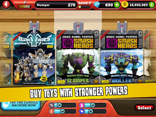 Battle of toys for Android