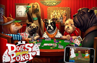 Dogs Playing Poker in Russian