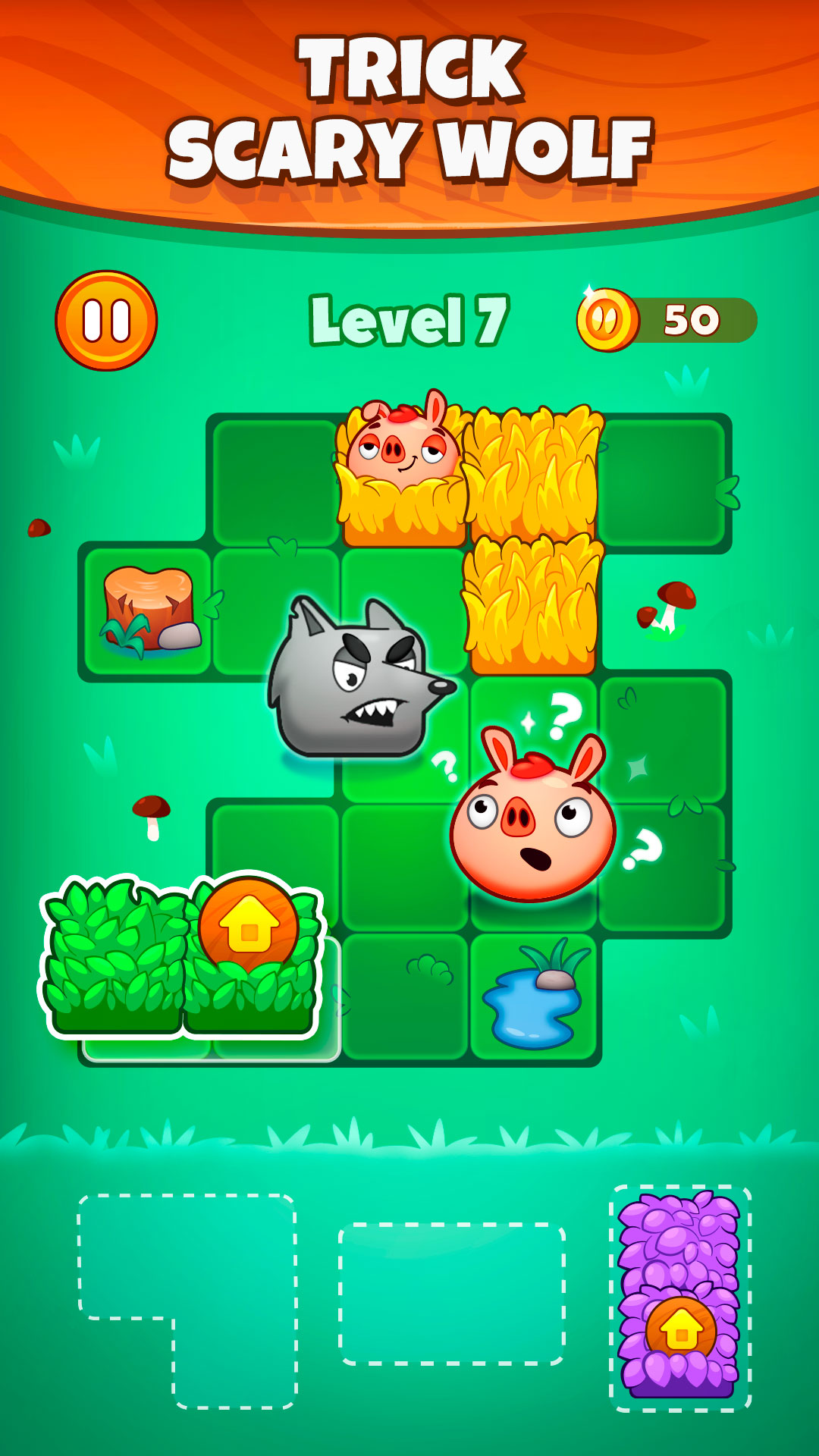 Pigs and Wolf - Block Puzzle for Android