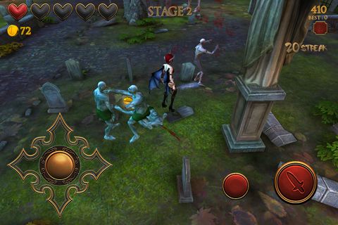  Zombie goddess: Fantasy apocalypse game. Attack Fight Slash Evil Slayer