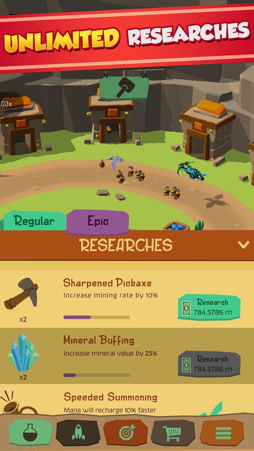 Miner Empire Idle Clicker игры скриншот 1