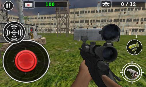 Modern army sniper shooter 3 captura de tela 1