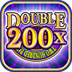 Double 200х - Two hundred pay: Slot machine icon