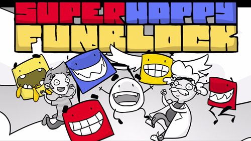 ロゴSuper happy fun block