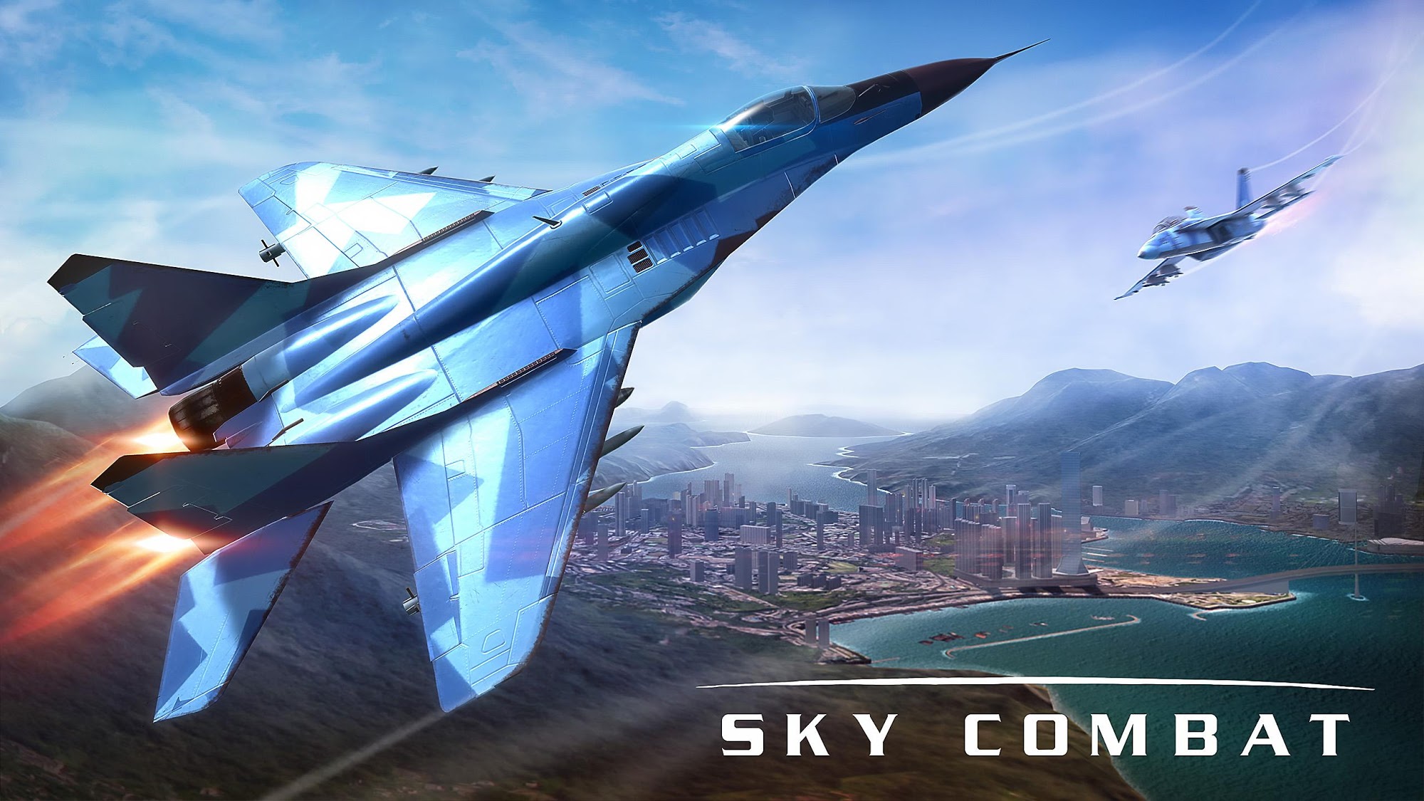 Sky Combat: war planes online simulator PVP captura de tela 1